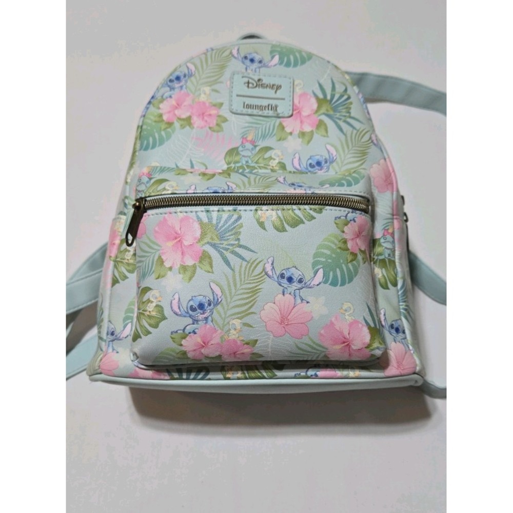 Loungefly  Disney Lilo & Stitch Tropical Floral Mini Backpack